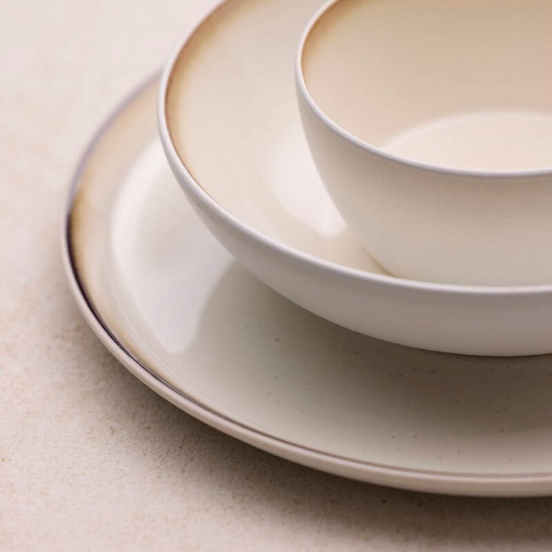 Bitz Gastro tallerken 27 cm hvit/kremhvit