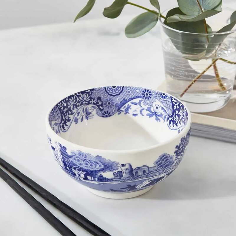 Spode Blue Italian dipskål 11 cm blå/hvit