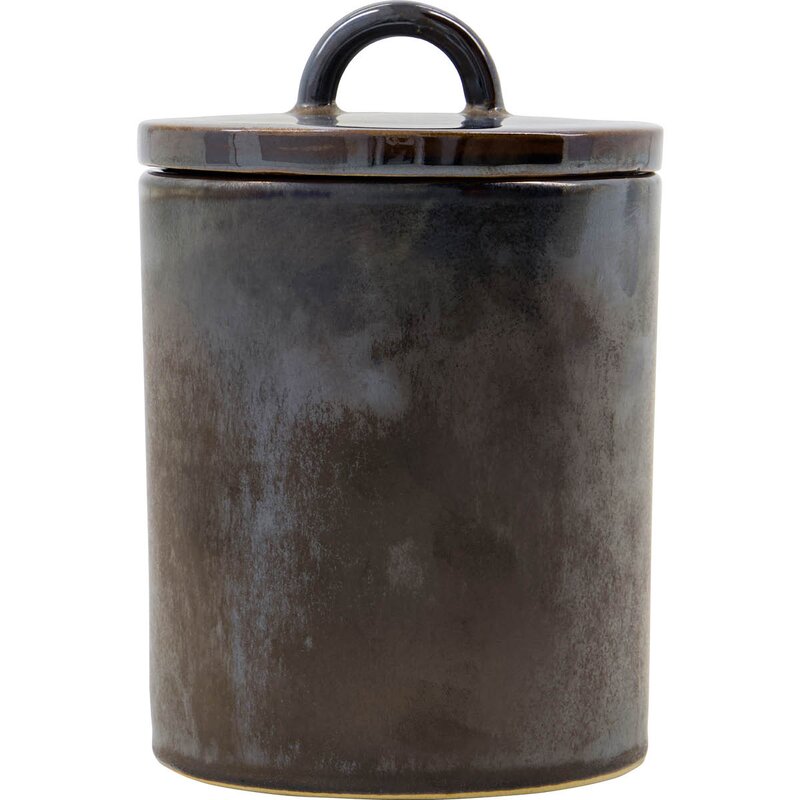 House Doctor Oppbevaringsboks Tallic 2 stk svart/sand