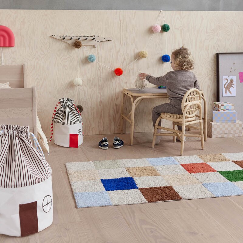 OYOY Koya oppbevaringskurv 34x34x52 cm Nutmeg