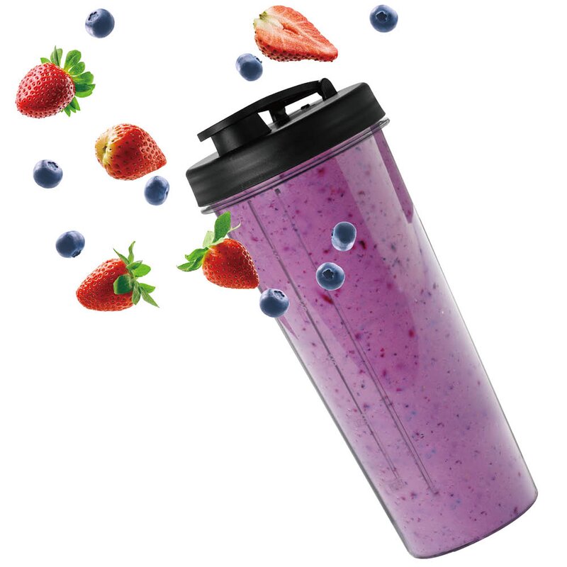 Sabor Ultimate sportsblender 0,6 L svart/børstet