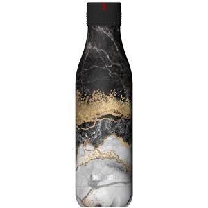 Les Artistes Bottle Up Design termoflaske 0,5L sort/gull/hvit