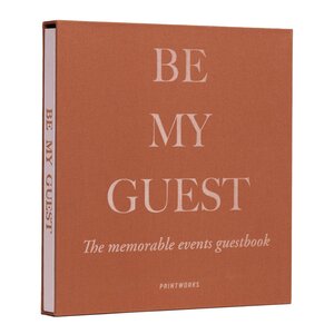 Printworks Gjestebok rust/rosa