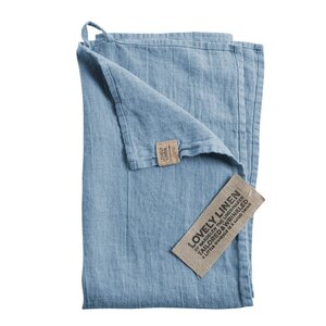 Lovley Linen Lovely kjøkkenhåndkle lin 45x70 cm Dusty Blue