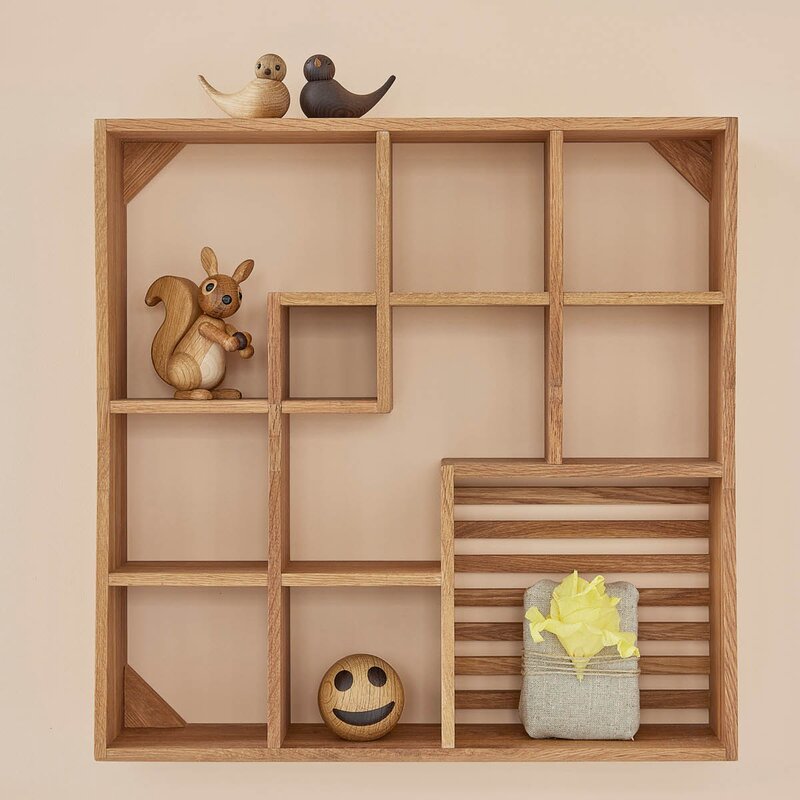 Spring Copenhagen Sweeties Svaler trefigur 5,4 cm eik 2 stk