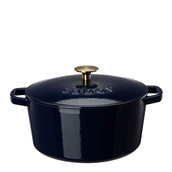 Sabor Classic støpejernsgryte 4,4L Midnight Blue