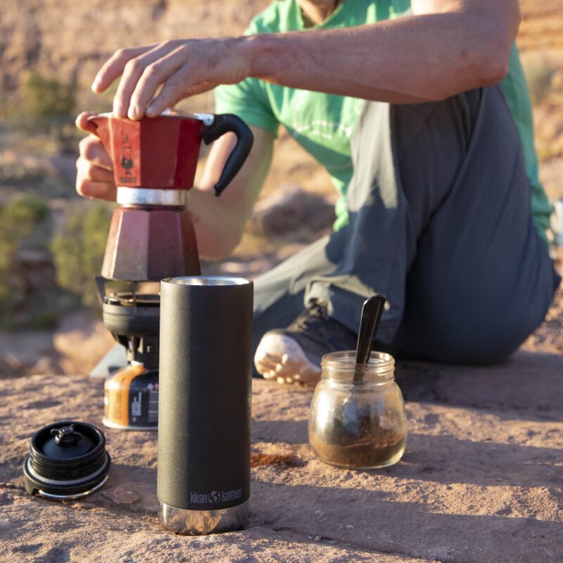 Klean Kanteen TKWide termokopp 47 cl med kafélokk svart