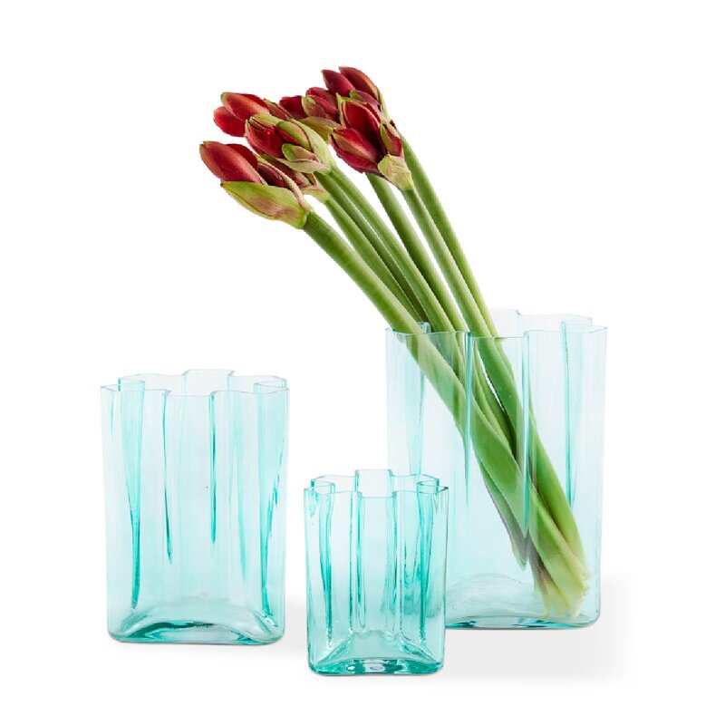 Pols Potten Hanari vase M 31,5 cm lysegrønn