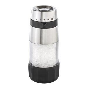 Oxo Saltkvern dryssfri 14 cm stål/svart