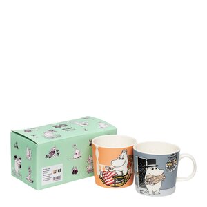 MoominArabia Mummikopp 30 cl Mummipappa og Mummimamma 2 stk 80 år