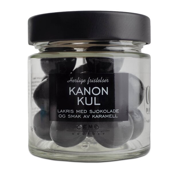 Cemo Kanon Kul lakriskuler med melkesjokolade