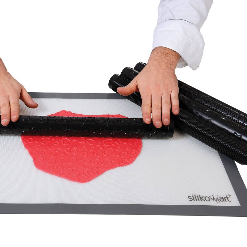 Silikomart Bakeunderlag i glassfiber 40x30 hvit