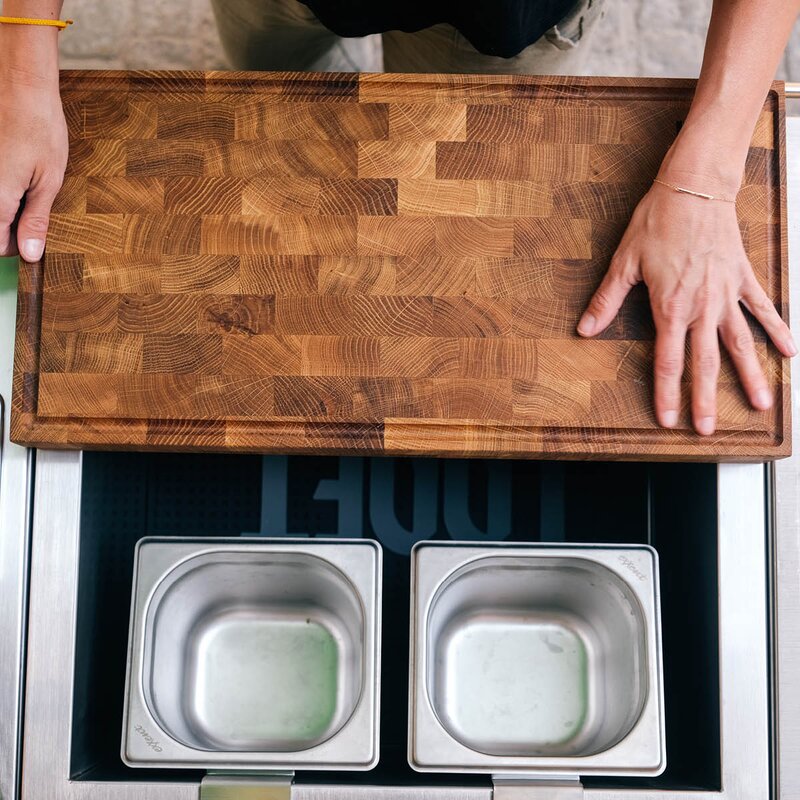 Looft Gastronorm kantine liten 2,4L rustfri