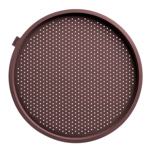 Lékué Pizzamatte for sprø bunn rund 36 cm brun