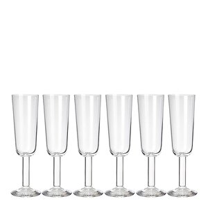 Stiernholm Vera champagneglass 16 cl 6 stk klar