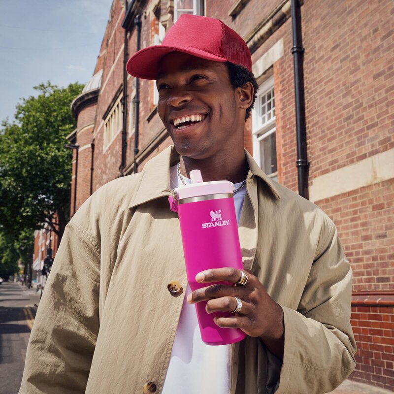 Stanley Iceflow Flip Straw Tumbler 2.0 termoflaske 0,89L violet blossom