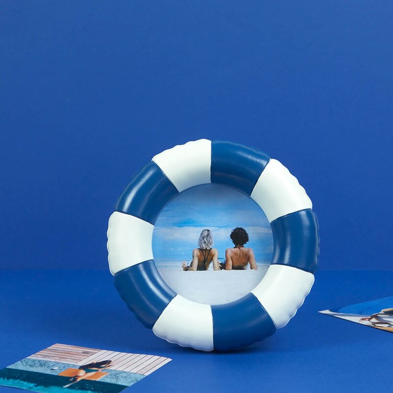 Balvi Floats fotoramme 17,2 cm blå/hvit