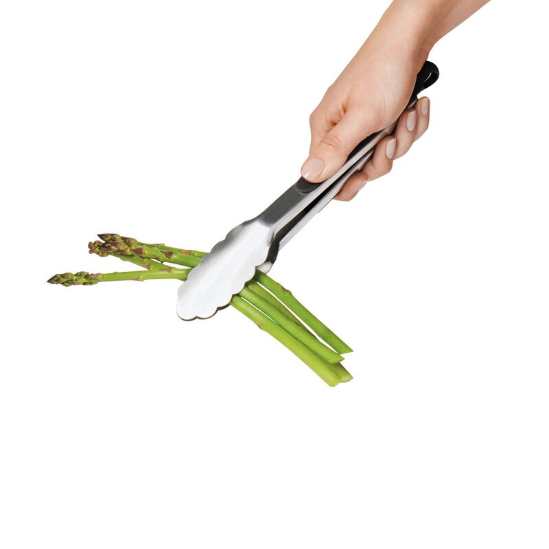 Oxo Tangsett 2 stk stål/svart