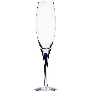 Orrefors Intermezzo champagneglass 26 cl blå