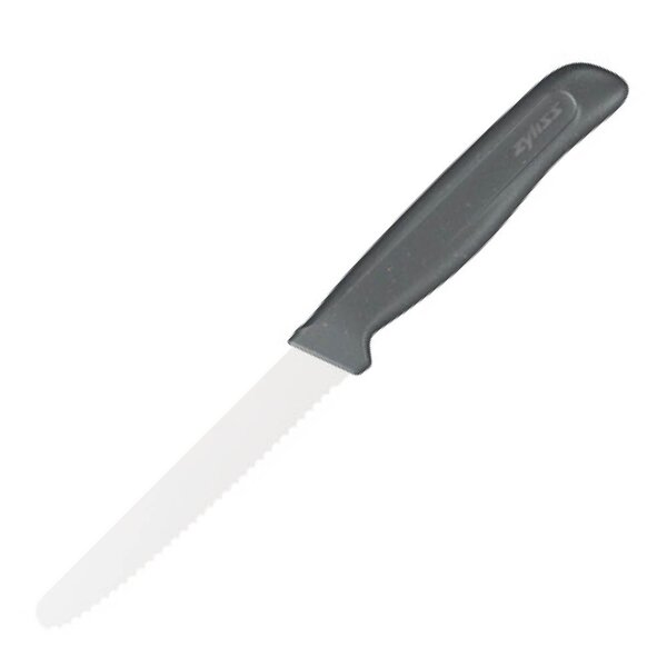 Zyliss Bølget tomatkniv 11 cm grå
