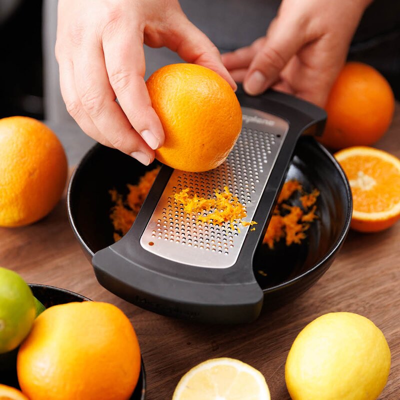 Microplane Bowl Grater rivjern til skål fint svart