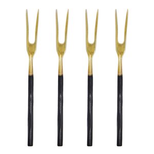 House Doctor Gaffelsett 12 cm 4 stk antikkmessing