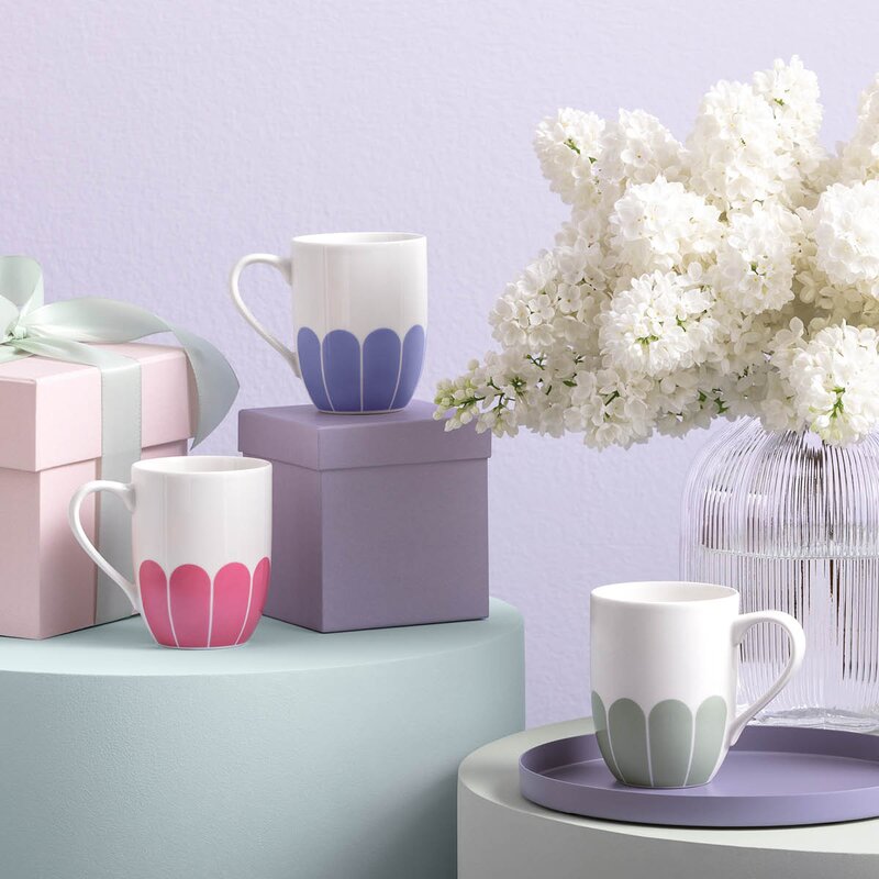 Villeroy & Boch Fleur bleu krus 29 cl blå