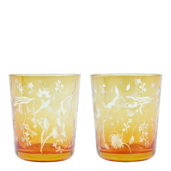 Pols Potten Rijksmuseum drikkeglass 9,5x8,5c 2s gul