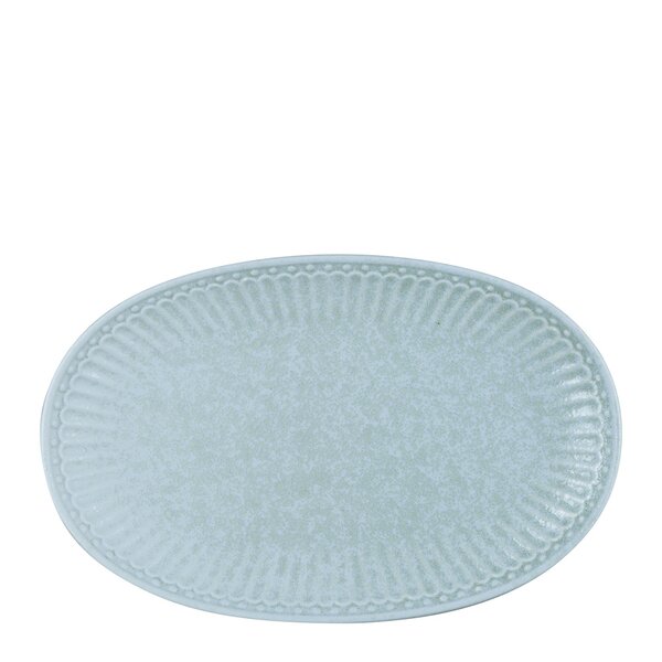 GreenGate Everyday Alice kjeksfat 14,5x23 cm ice blue