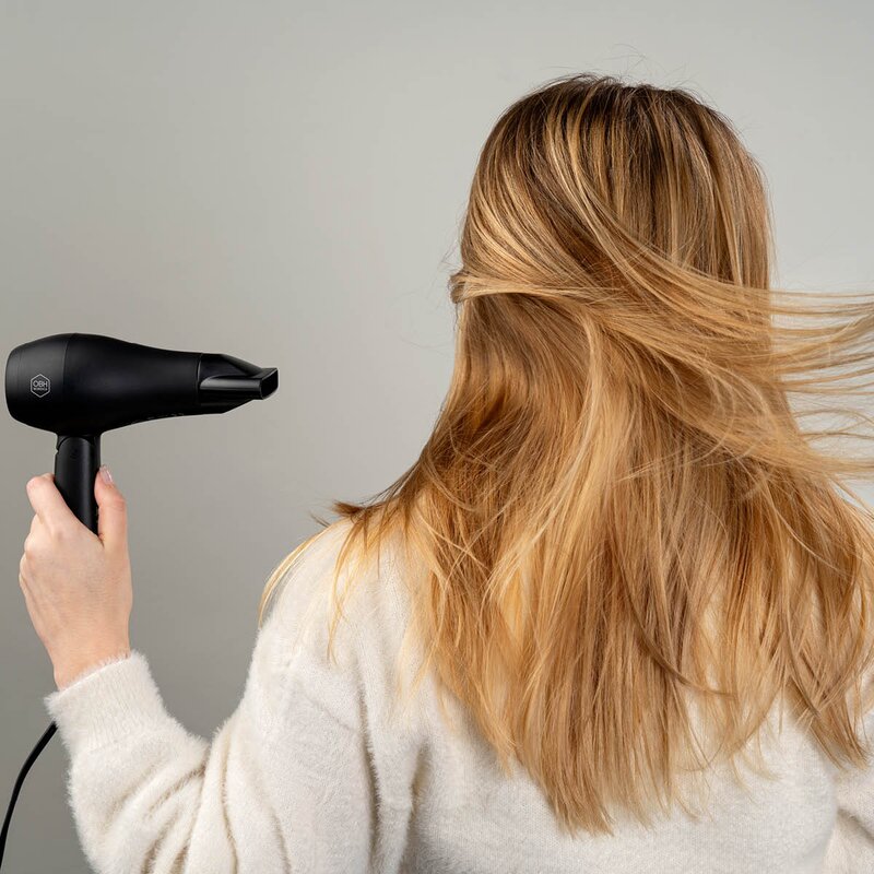OBH Nordica Artist Dry & Go hårføner sammenleggbar 1100W svart