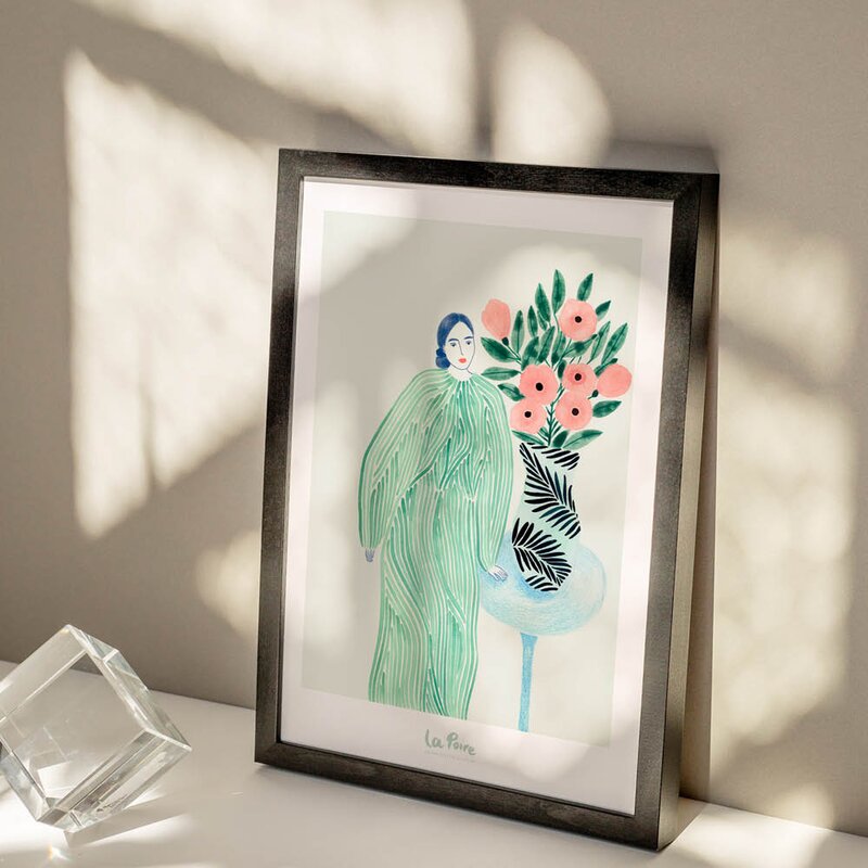 Poster & Frame La Poire poster 50x70 cm poppy pause