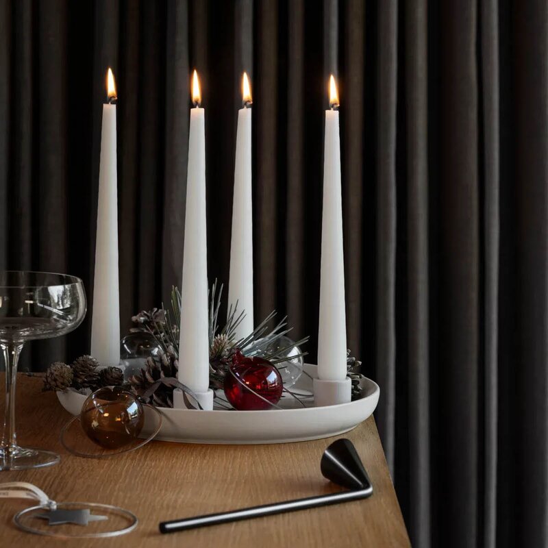 Blomus Vela lysestake 27 cm beige