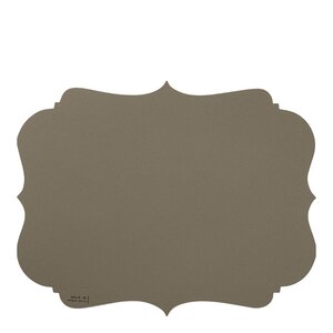 MiLLE W NORDISK DESIGN Vintage bordbrikke 44x35 cm grå