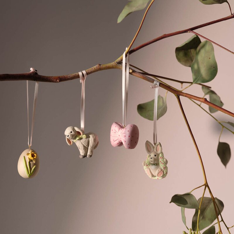 Klarborg Dyrebarn påskepynt 4 stk vår 2026