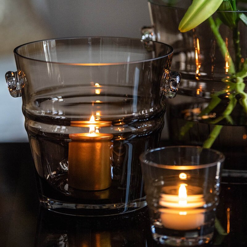 Magnor The bucket isbøtte/vase 24 cm brun