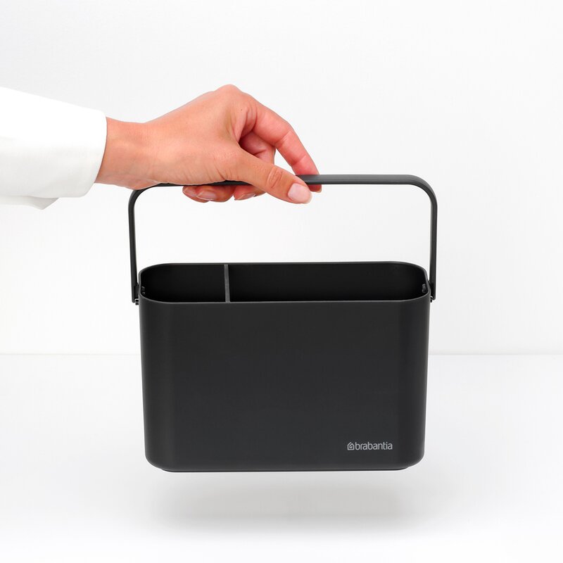 Brabantia Bøtte med inndeling 2 L mørk grå