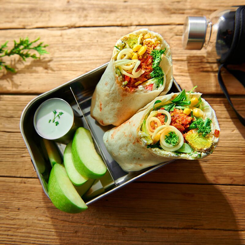 Lurch Snap matboks 0,8L rustfritt stål