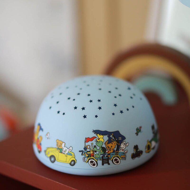 Rätt Start Bamse nattlys med stjernehimmel og musikk