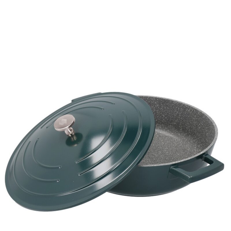 MasterClass Cast Aluminium lav gryte 4L 29 cm hunter green