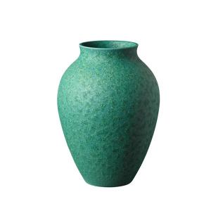 Knabstrup Keramik Knabstrup vase 20 cm irr grønn