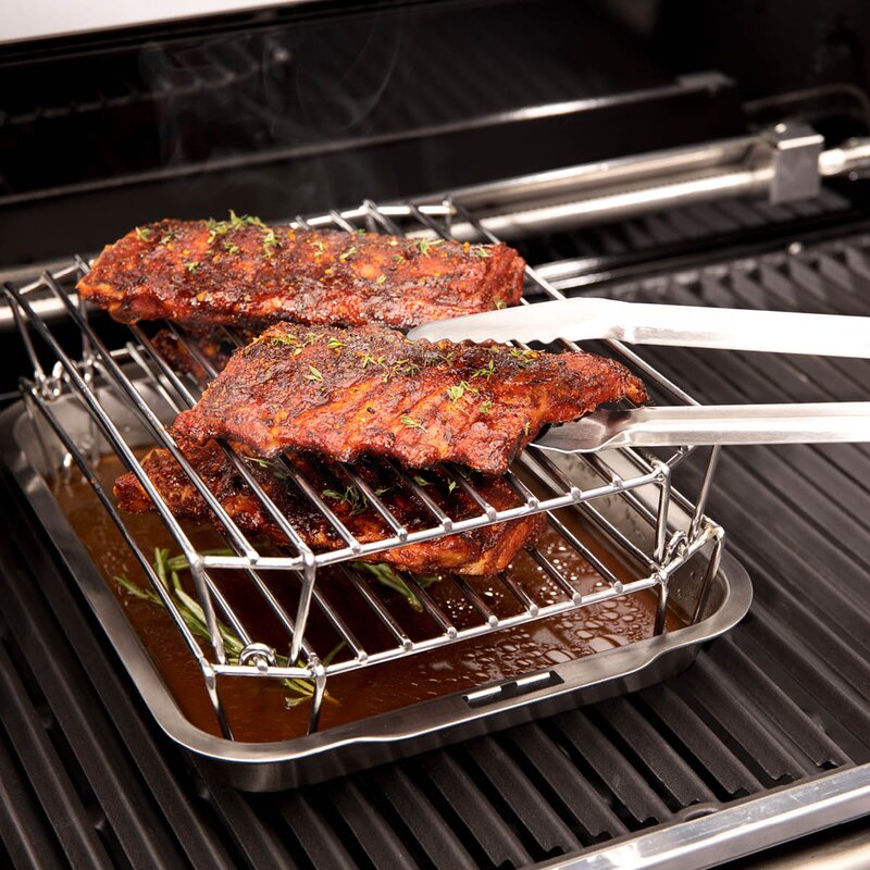 Broil King Varmehylle 23x32 cm 2 stk rustfritt stål