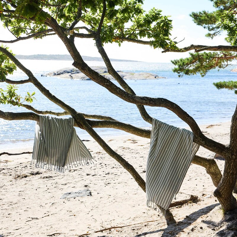 Sagaform Ella Hamam badehånkle 90x170 cm grønn