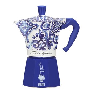 Bialetti D&G espressokoker 250 ml 6-kopper blå
