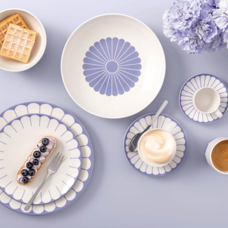 Villeroy & Boch Fleur bleu fat til kaffekopp 14,8 cm blå