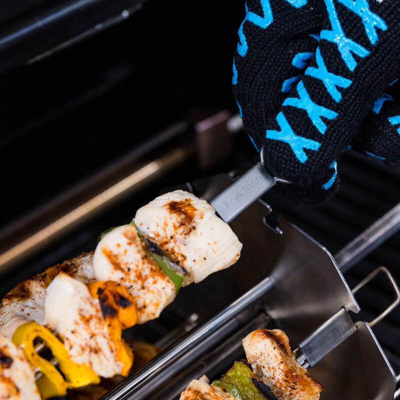 Broil King Grillspydholder rotisseri 31x18 cm rustfritt stål