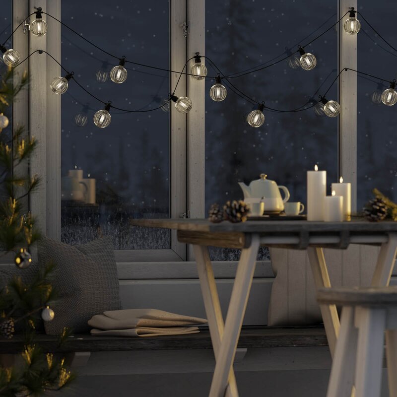 DeluxeHomeart LED lyslenke ekstrasett liten 3 m stripe