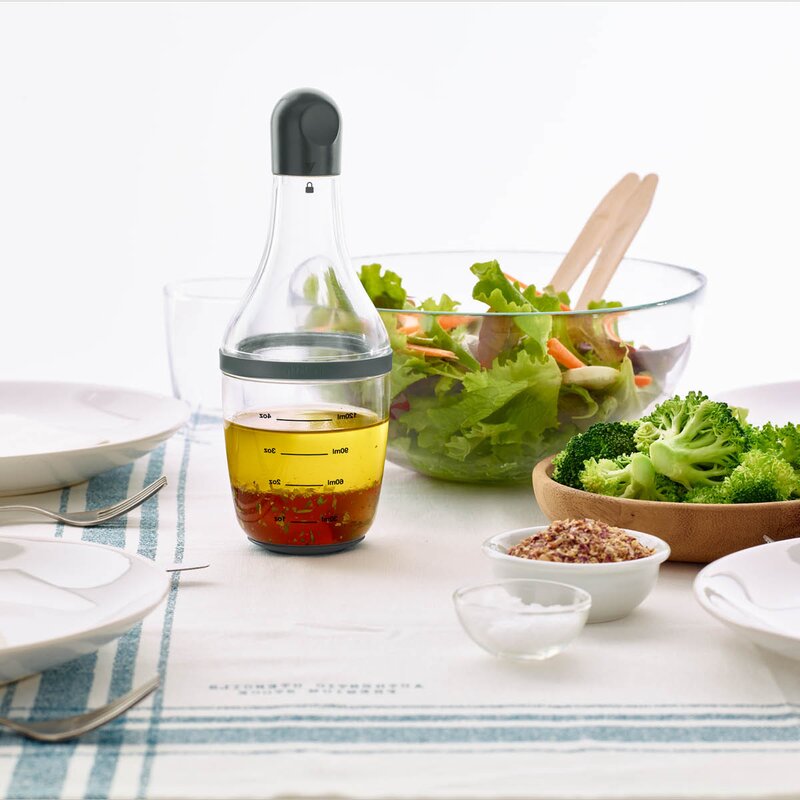 Lékué Dressing-shaker 0,2 L grå/klar