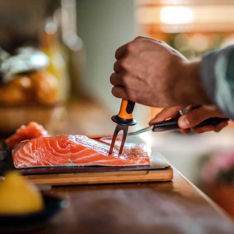 Fiskars Functional Form filetkniv 41 cm svart/rustfritt stål