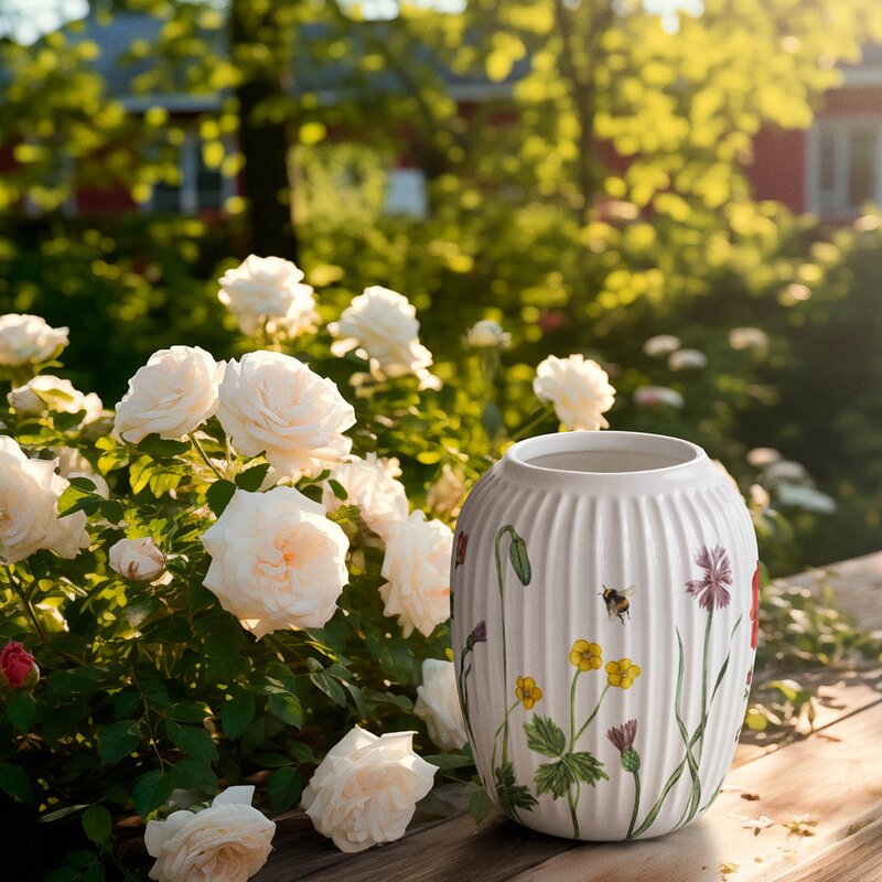 Kähler Hammershøi Summer vase 21 cm wild flowers