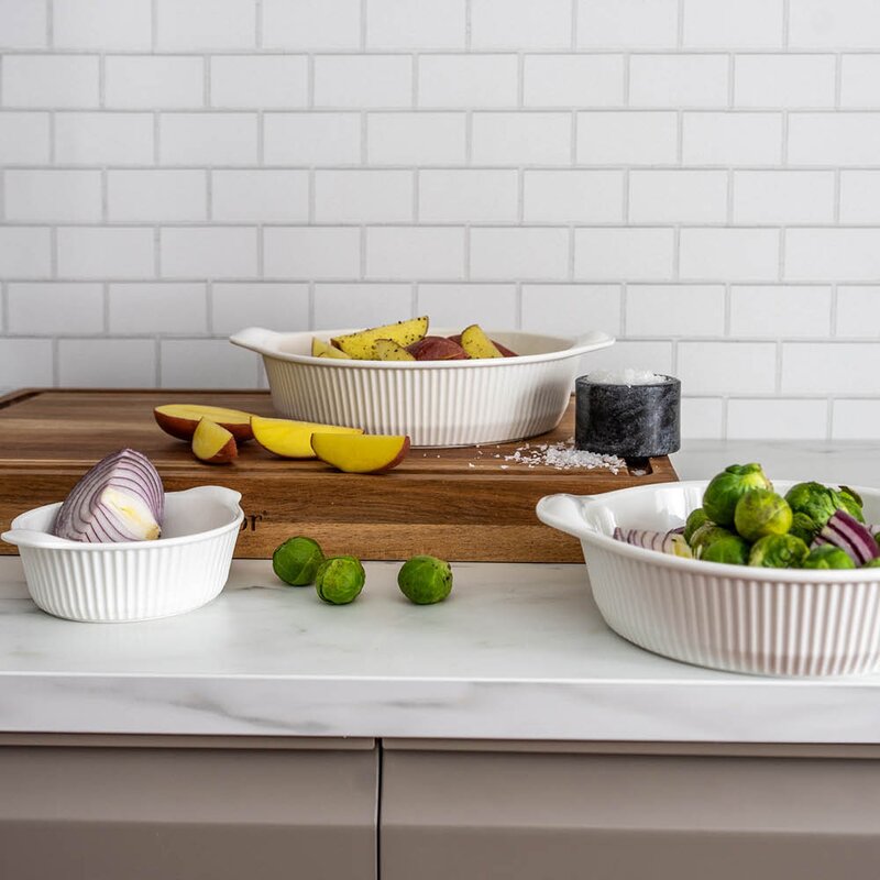 Modern House Daily Use ildfast form sett 3 deler hvit